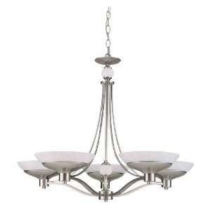 Triarch International 29465 BS Brushed Steel Halogen VI Contemporary 