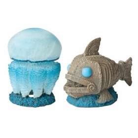  Atlantis Jellyfish and Fish Decoration Combo Pack Pet 
