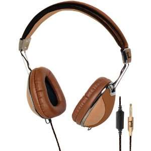  LETHAL T5522 AVIATOR HEADPHONES (BROWN) (T5522 