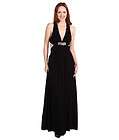 NWT BCBG MAX AZRIA Black Cut Out Evening Gown Prom Dress Medium (6 8 