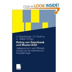 Rating von Depotbank und Master KAG Anlegerschutz und 