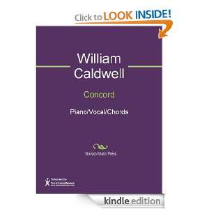 Concord Sheet Music William Caldwell  Kindle Store