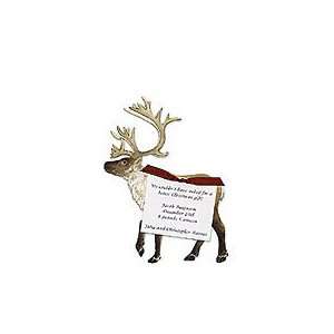   Reindeer Ribbon Invitation Holiday Invitations
