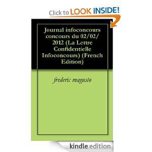 Journal infoconcours concours du 02/02/2012 (La Lettre Confidentielle 