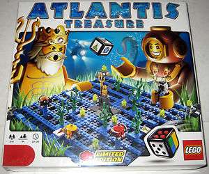 LEGO 3851 ATLANTIS TREASURE Lego Buildable Game Set 2010  