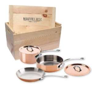   Cookware MHeritage 150S 5 Piece Copper Stainless Cookware Kitchen