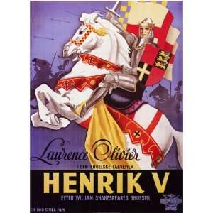 Henry V Movie Poster (11 x 17 Inches   28cm x 44cm) (1944) Foreign 