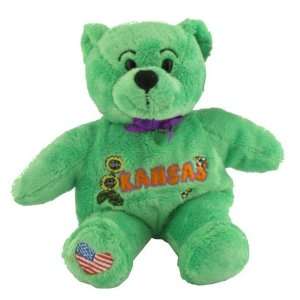  Kansas Sunflower Bear Green Toys & Games