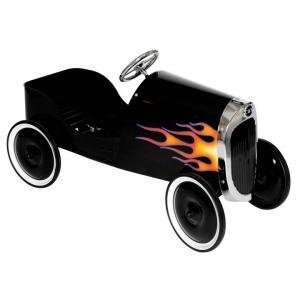    Charm Co 34 Classic Black Hot Rod Metal Pedal Car