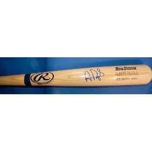  Albert Pujols Autographed Bat   Autographed MLB Bats 