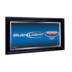 Atlanta Hawks Bud Light Beer Pub Mirror 