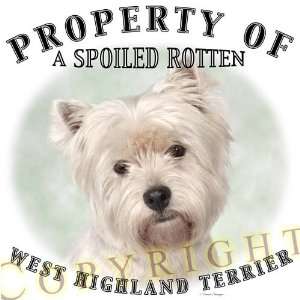  West Highland Terrier Westie dog breed THROW PILLOW 16 x 