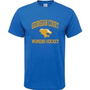   Lions Royal Blue Youth Womens Hockey Arch T Shirt