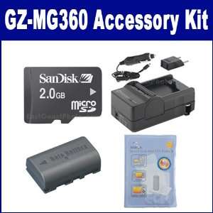  JVC GZ MG360 Camcorder Accessory Kit includes ZELCKSG 