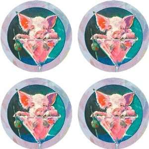  THIRSTYSTONE COASTERS CHEERS   PARTY ANIMAL Kitchen 