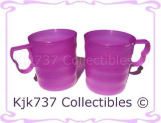   NEW 12OZ IMPRESSIONS HANDLED MUGS IN PURPLICIOUS WITH MATCHING SEALS