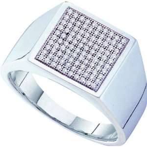  0.35CT DIA MICRO PAVE MENS RING Jewelry