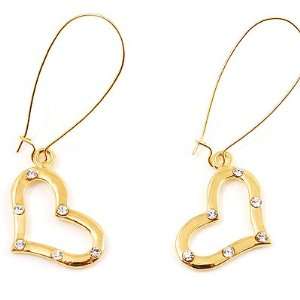  Large Hook Open Heart Earrings Jewelry