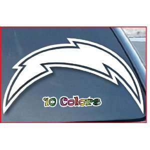 San Diego Chargers Car Window Vinyl Decal Sticker 4 Wide (Color 