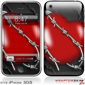  iPhone 3G & 3GS Skin and Screen Protector Kit   Barbwire 
