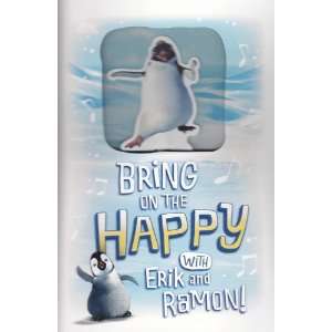 Greeting Card Birthday Happy Feet Card with Sound Bring on the Happy 