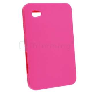 Pink Gel Soft Case Skin Cover For Samsung Galaxy Tab P1000 Tablet 