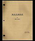 ALIENS first draft screenplay by James Cameron   Sigourney Weaver 