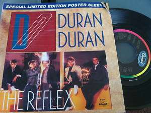 DURAN DURAN THE REFLEX POSTER 45 7 LP VINYL RECORD  