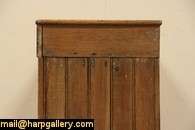 Crafted of pine wainscoting about 1890, a country dry sink has loads 