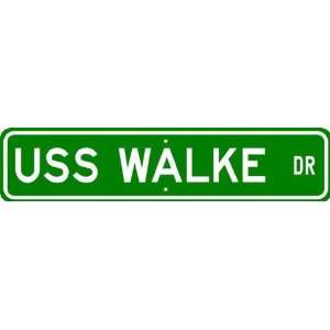  USS WALKE DD 723 Street Sign   Navy Patio, Lawn & Garden