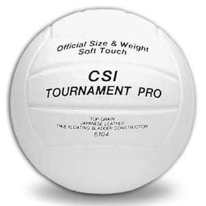 CSI Cannon Sports Tournament Volleyball with Leather Soft Technology 