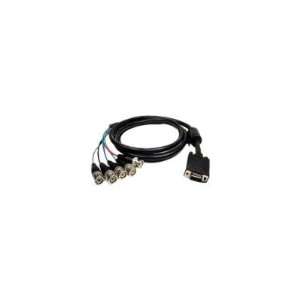 Cables Unlimited PCM 2320 10 HDB 15 Male to 5 BNC VGA Cable (10 feet 