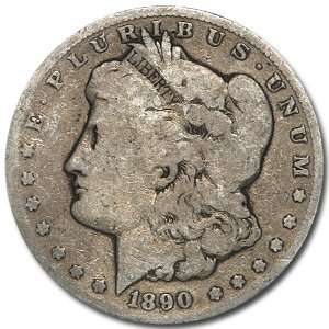  1890 CC VMorgan Silver Dollar   Very Good 