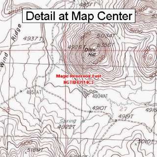   Quadrangle Map   Magic Reservoir East, Idaho (Folded/Waterproof