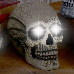  Lets Party By Fun World Large Strobe Skull   Yellow 