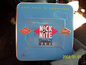 NICK AT NITE CLASSIC TV TRIVIA GAME (1998) IN TIN  