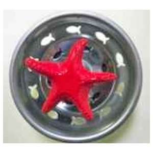  Enamel Red Starfish