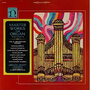    Master Works for Organ Volume 5 Jorgen Hansen   Organ Music