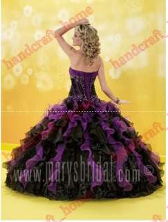   Formal dress Quinceanera gowns Prom ball dresses all size  