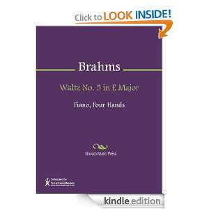  No. 5 in E Major Sheet Music eBook Johannes Brahms Kindle Store