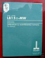 Okuma LB15 II MW CNC Lathe Operation & Maintenance  