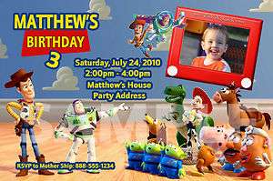 Toy Story Personalized Birthday Invitations & Party Favors  