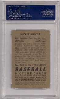 Mickey Mantle 1952 Bowman #101 PSA 1  
