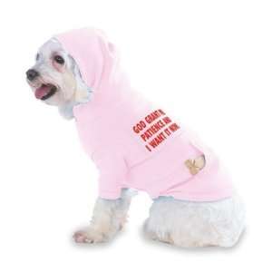   WANT IT NOW Hooded (Hoody) T Shirt with pocket for your Dog or Cat