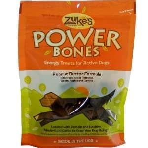  Zukes Power Bones, Energy Treats for Active Dogs, 6 oz 