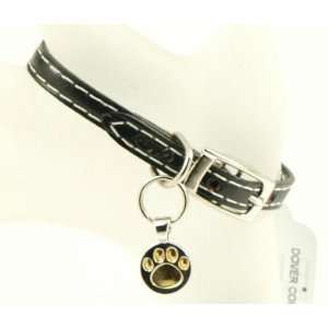  Lisa Welch Black Leather Bracelet Sterling Silver & 18K 