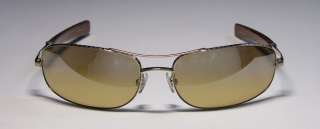   SKYSAW III EXCLUSIVE GOLD FRAME MIRRORED BROWN LENS SUNGLASSES  
