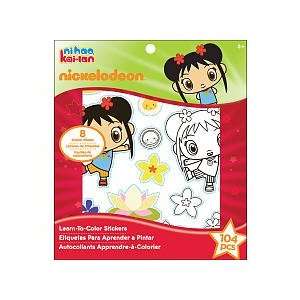   Nickelodeon Ni Hao, Kai lan Learn To Color Stickers Kit Toys & Games