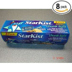 Starkist Chunk Light Tuna Salad, 4.5 Ounce, 3 Count Lunch Kits (Pack 