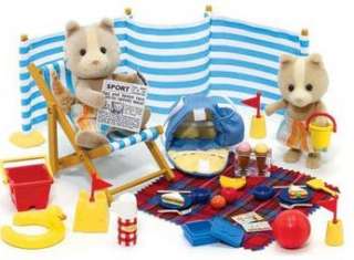 Sylvanian Families Dog Figure Day at the Seaside Set  